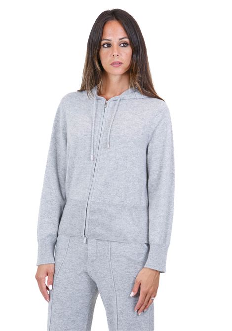 Maglia zip e cappuccio NOT SHY | Maglie | ZORA-4702525CGRIS